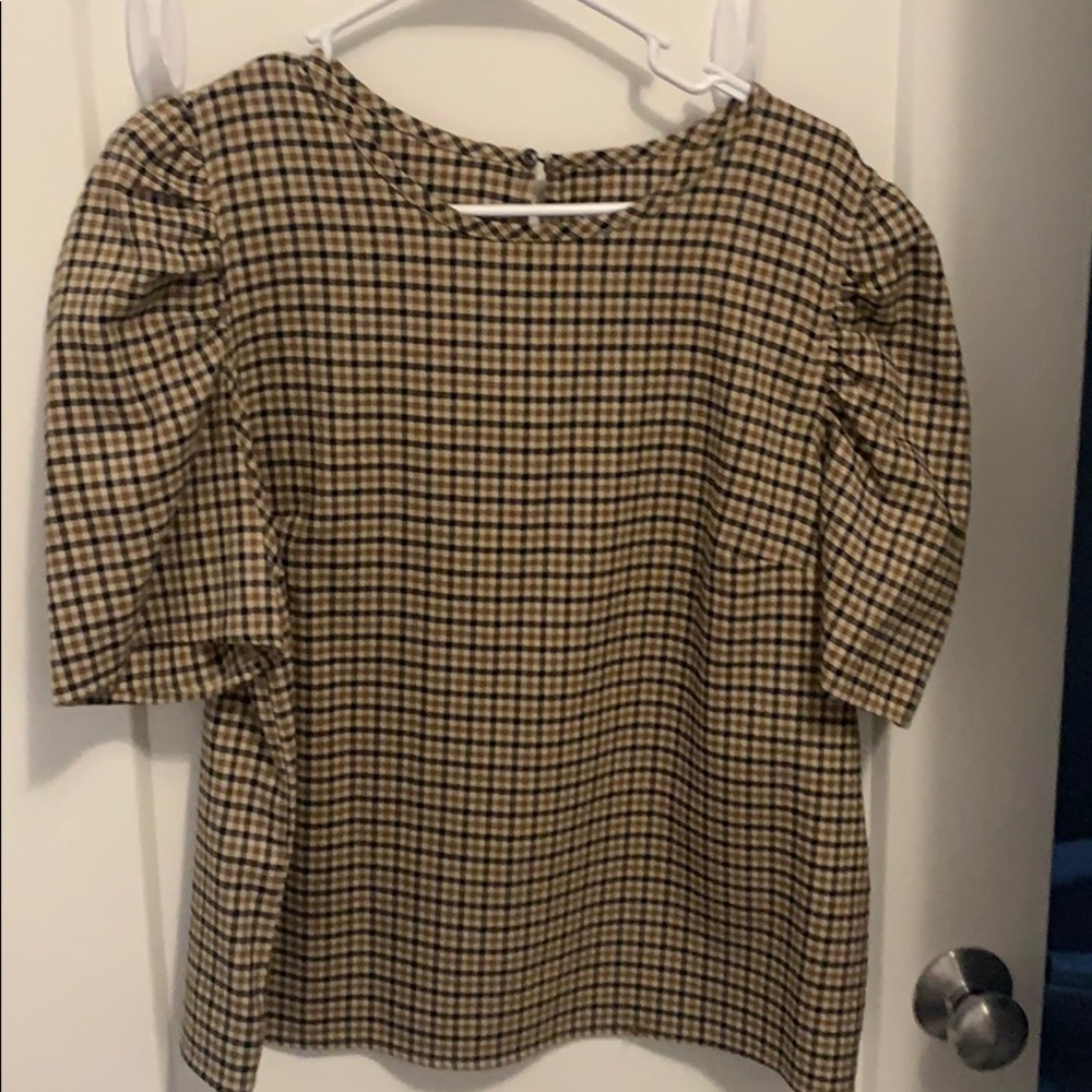Plaid shirt worn once
